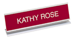 Order desk signs at directrubberstamps.com. Quick turnaround times!