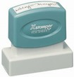 Customizable 11/16" x 1-15/16" preinked stamps for office or home use. Upload logos and typeset right on ourwebsite directrubberstamps.com. Volume discounts available with fast turnaround times!