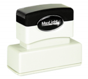 Customizable 5/8" x 2-7/16" pre-inked rubber stamps for office or home use. Upload logos and typeset right on our website directrubberstamps.com. Volume discounts available with fast turnaround times!