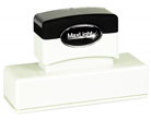 Customizable 11/16" x 3-5/16" pre-inked rubber stamps for office or home use. Upload logos and typeset right on our website directrubberstamps.com. Volume discounts available with fast turnaround times!
