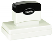Customizable 1-7/8" x 3-7/8" pre-inked rubber stamps for office or home use. Upload logos and typeset right on our website directrubberstamps.com. Volume discounts available with fast turnaround times!