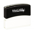 Customizable 3/16" x 2-1/2" pre-inked rubber stamps for office or home use. Upload logos and typeset right on our website directrubberstamps.com. Volume discounts available with fast turnaround times!