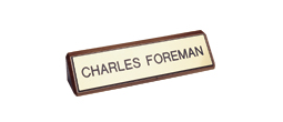 Order nameplates at directrubberstamps.com. Quick turnaround times!